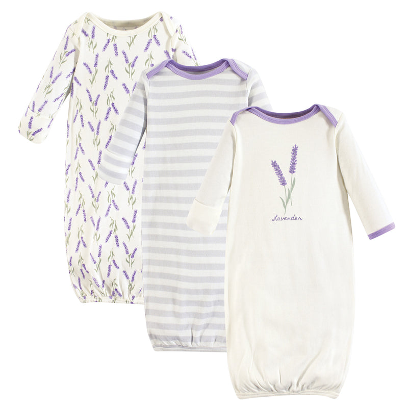 Touched by Nature Organic Cotton Gowns, Lavender