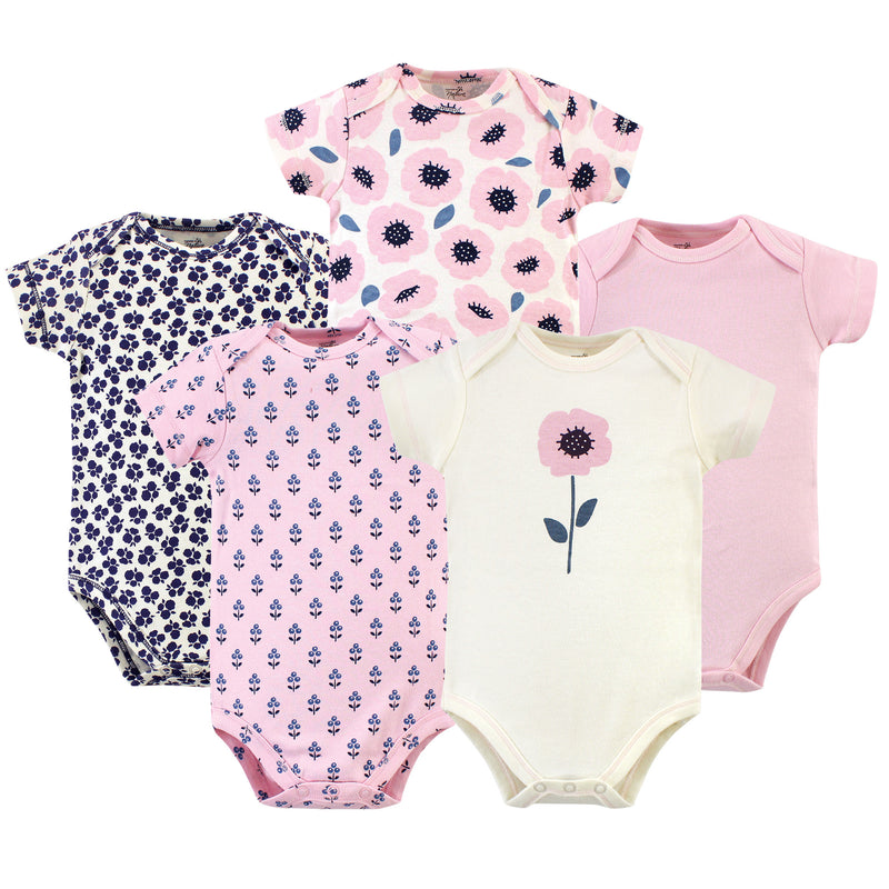 Touched by Nature Organic Cotton Bodysuits, Blossoms
