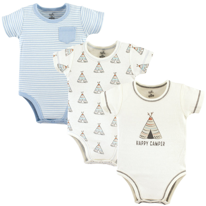 Touched by Nature Organic Cotton Bodysuits, Teepee