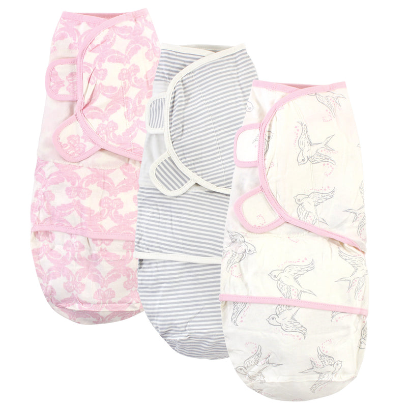 Touched by Nature Organic Cotton Swaddle Wraps, Bird