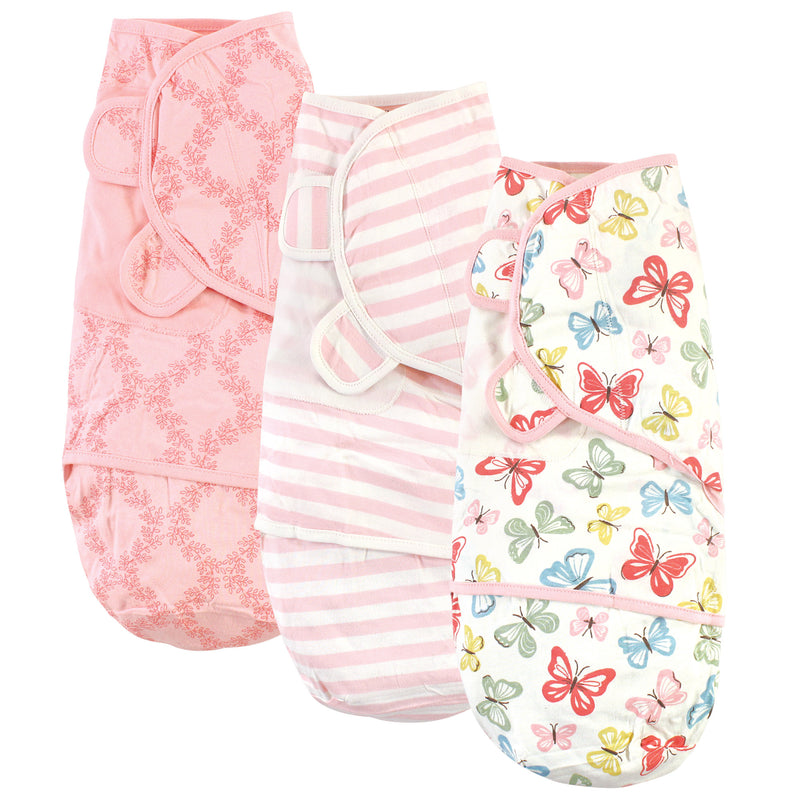 Touched by Nature Organic Cotton Swaddle Wraps, Butterflies