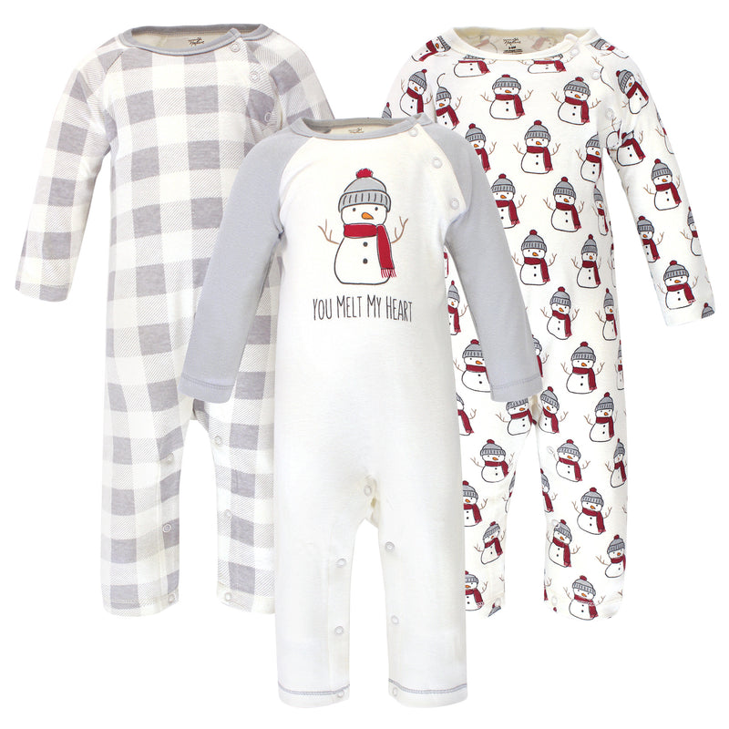 Touched by Nature Organic Cotton Coveralls, Snowman