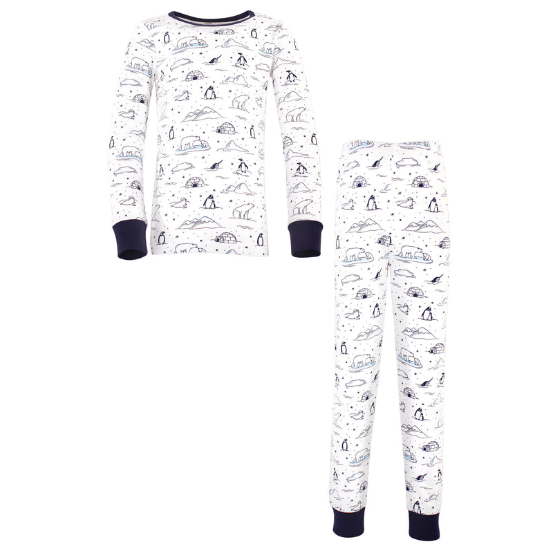 Touched by Nature Organic Cotton Tight-Fit Pajama Set, Arctic