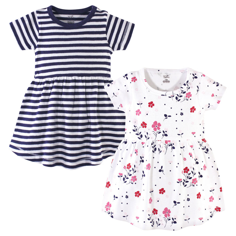 Touched by Nature Organic Cotton Short-Sleeve Dresses, Floral Breeze
