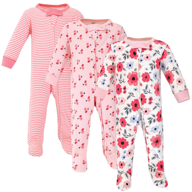 Touched by Nature Organic Cotton Sleep and Play, Coral Garden