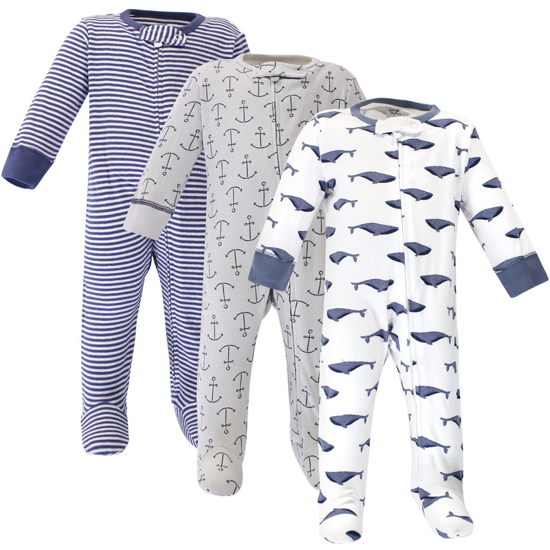 Touched by Nature Organic Cotton Sleep and Play, Blue Whale