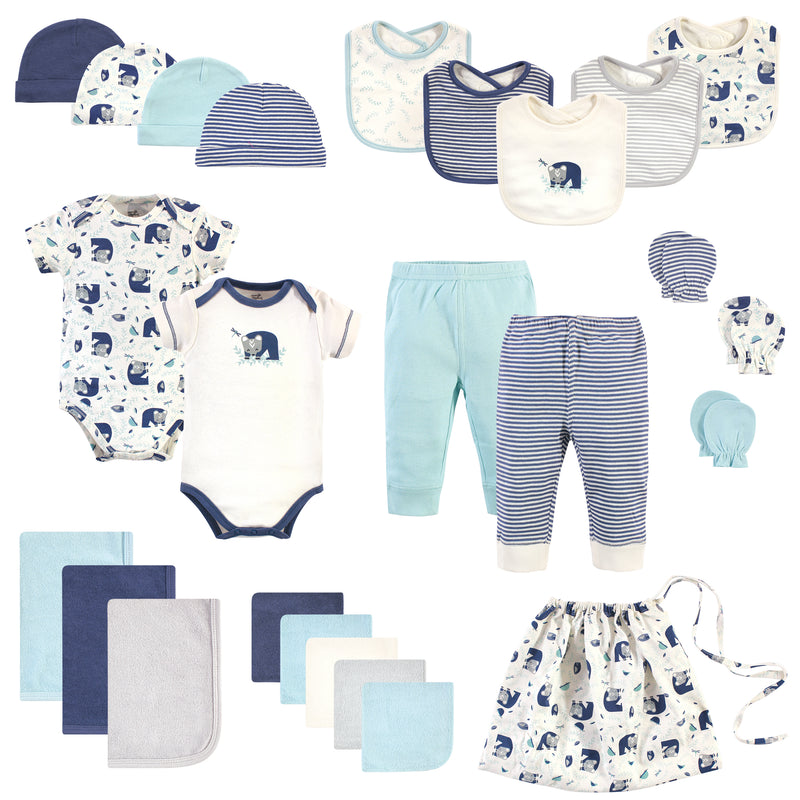 Touched by Nature Organic Cotton Layette Set and Giftset, Woodland, 0-6 Months