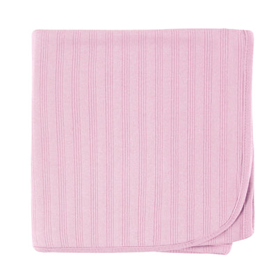 Touched by Nature Organic Cotton Swaddle, Receiving and Multi-purpose Blanket, Pink