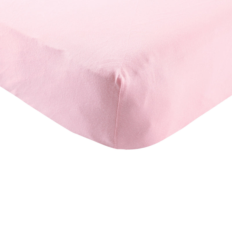 Touched by Nature Organic Cotton Crib Sheet, Light Pink