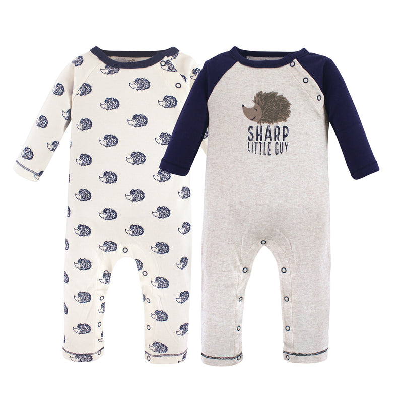 Touched by Nature Organic Cotton Coveralls, Hedgehog