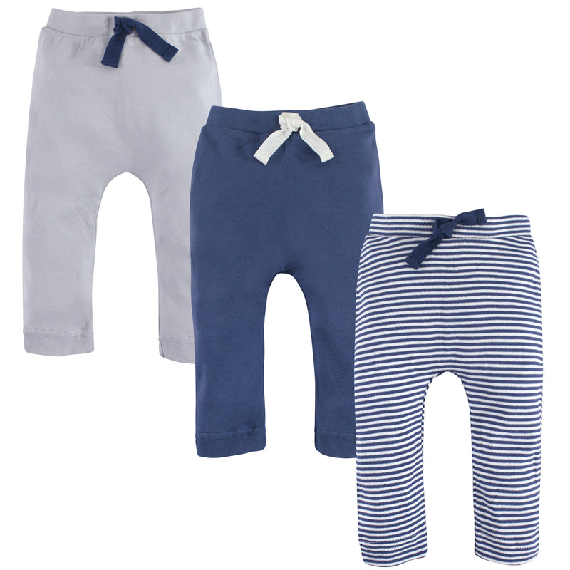 Touched by Nature Organic Cotton Pants, Blue Cream