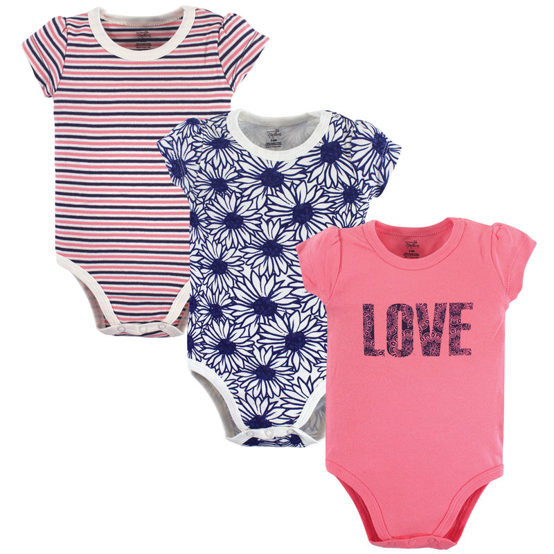 Touched by Nature Organic Cotton Bodysuits, Daisy