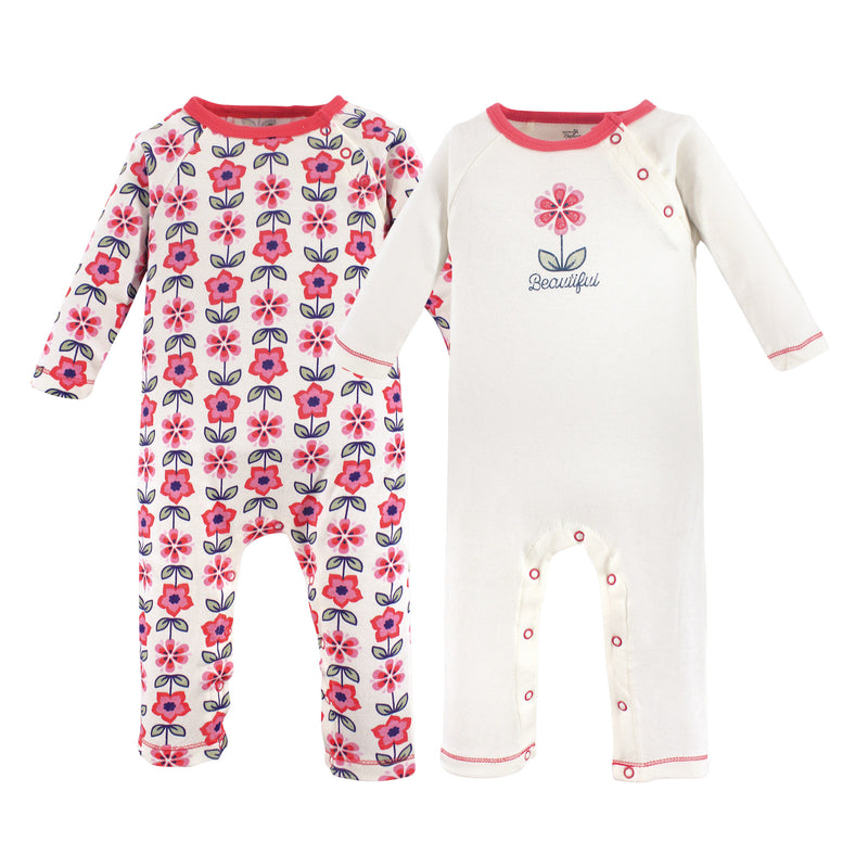 Touched by Nature Organic Cotton Coveralls, Flower
