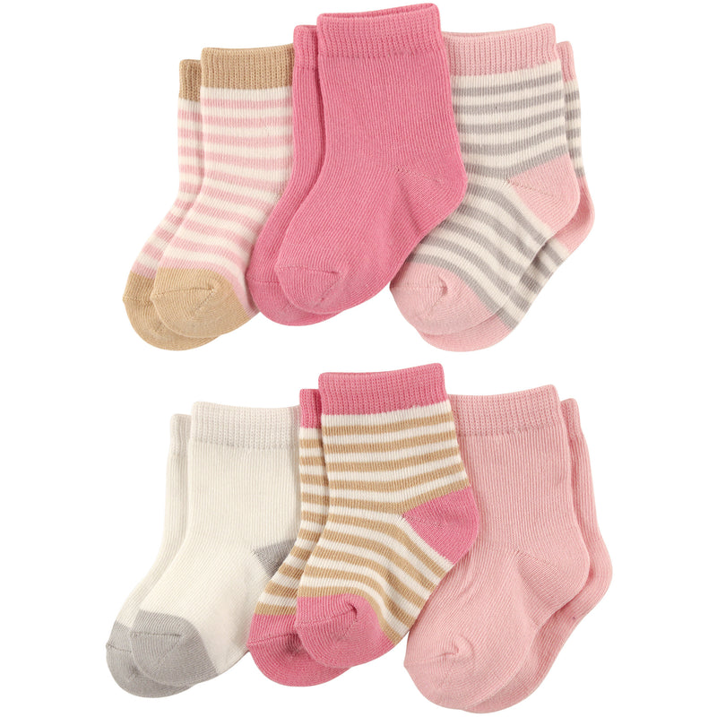 Touched by Nature Organic Cotton Socks, Girl Stripes