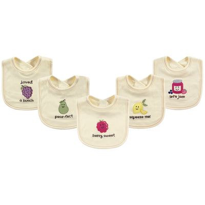 Touched by Nature Organic Cotton Bibs, Berry