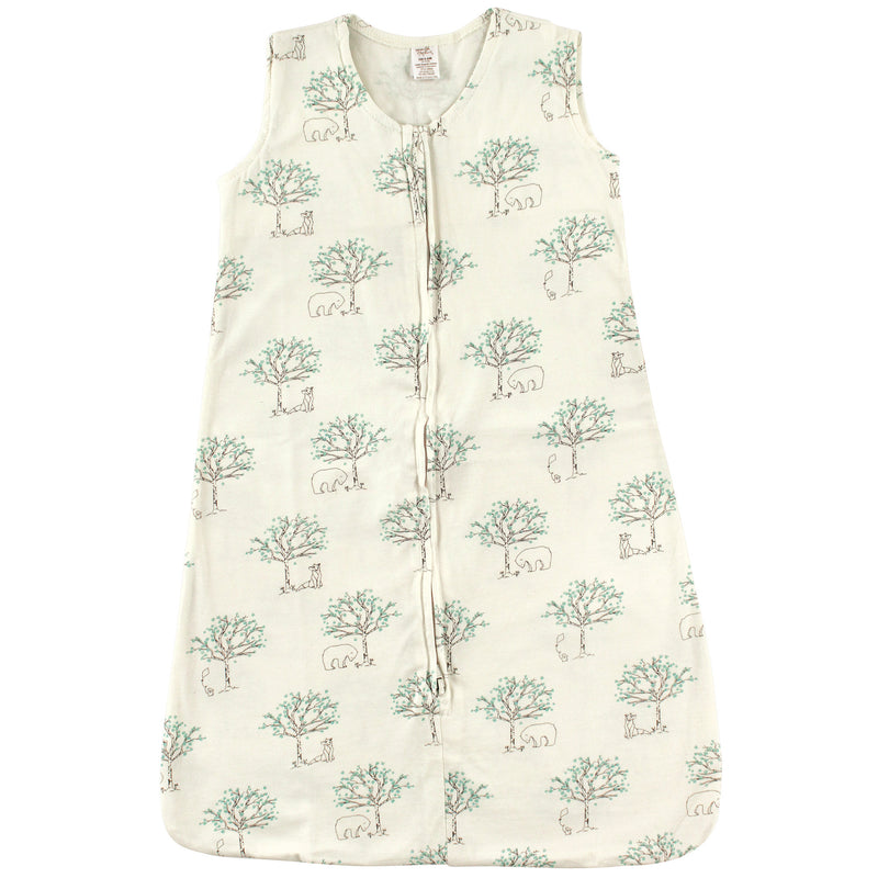 Touched by Nature Organic Cotton Sleeveless Wearable Sleeping Bag, Sack, Blanket, Birch Tree