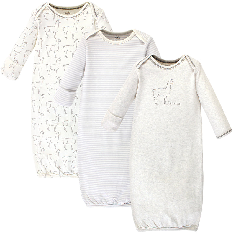 Touched by Nature Organic Cotton Gowns, Llama