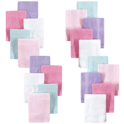 Little Treasure Rayon from Bamboo Luxurious Washcloths, Pink Lilac 20-Pack