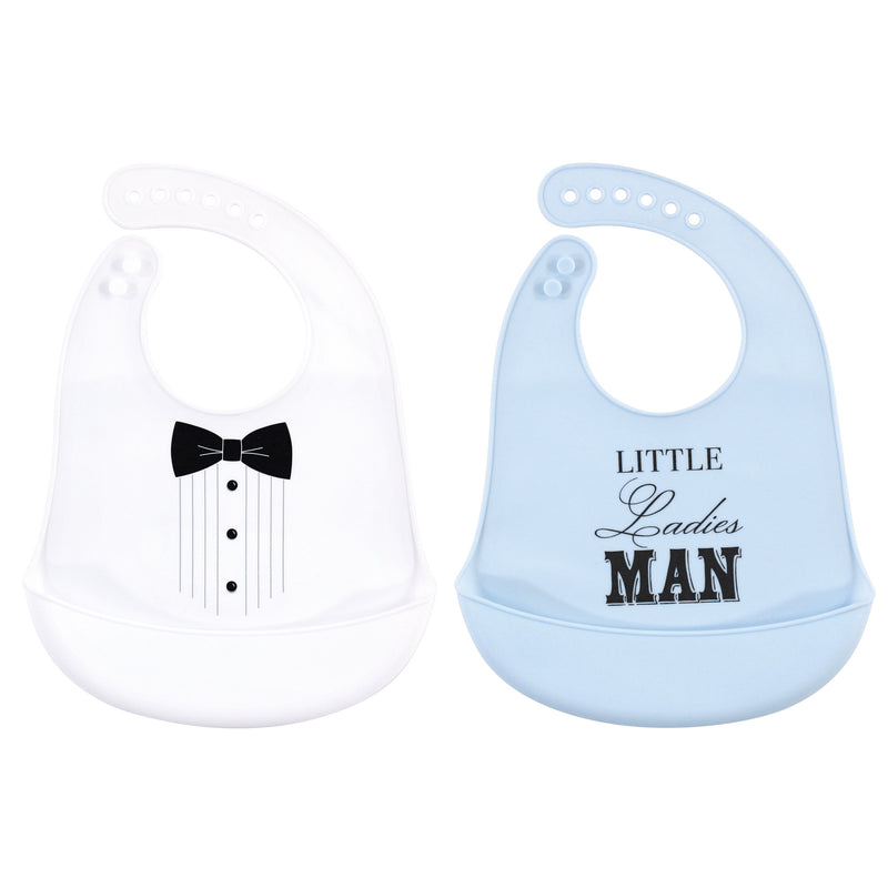 Little Treasure Silicone Bibs, Tux