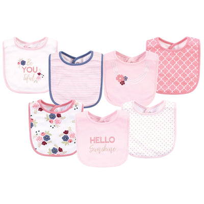 Little Treasure Cotton Bibs, Hello Sunshine