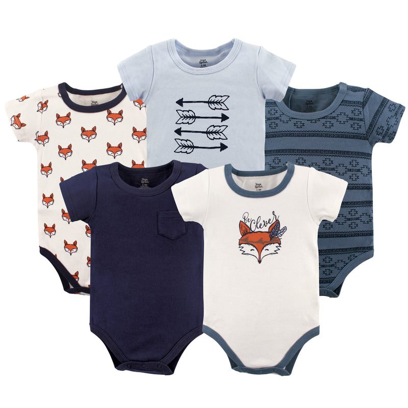 Yoga Sprout Cotton Bodysuits, Be Clever