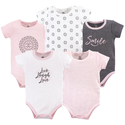 Yoga Sprout Cotton Bodysuits, Scroll
