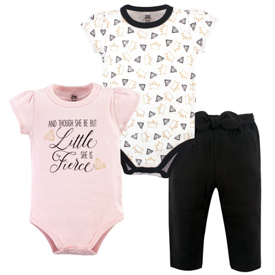 Yoga Sprout Cotton Layette Set, Fierce