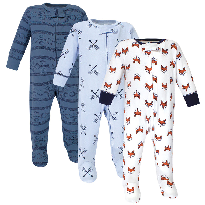 Yoga Sprout Cottton Zipper Sleep and Play, Fox